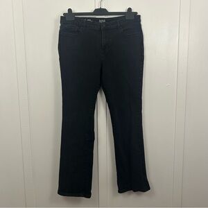 a.n.a womens midrise slim bootcut black jeans size 14